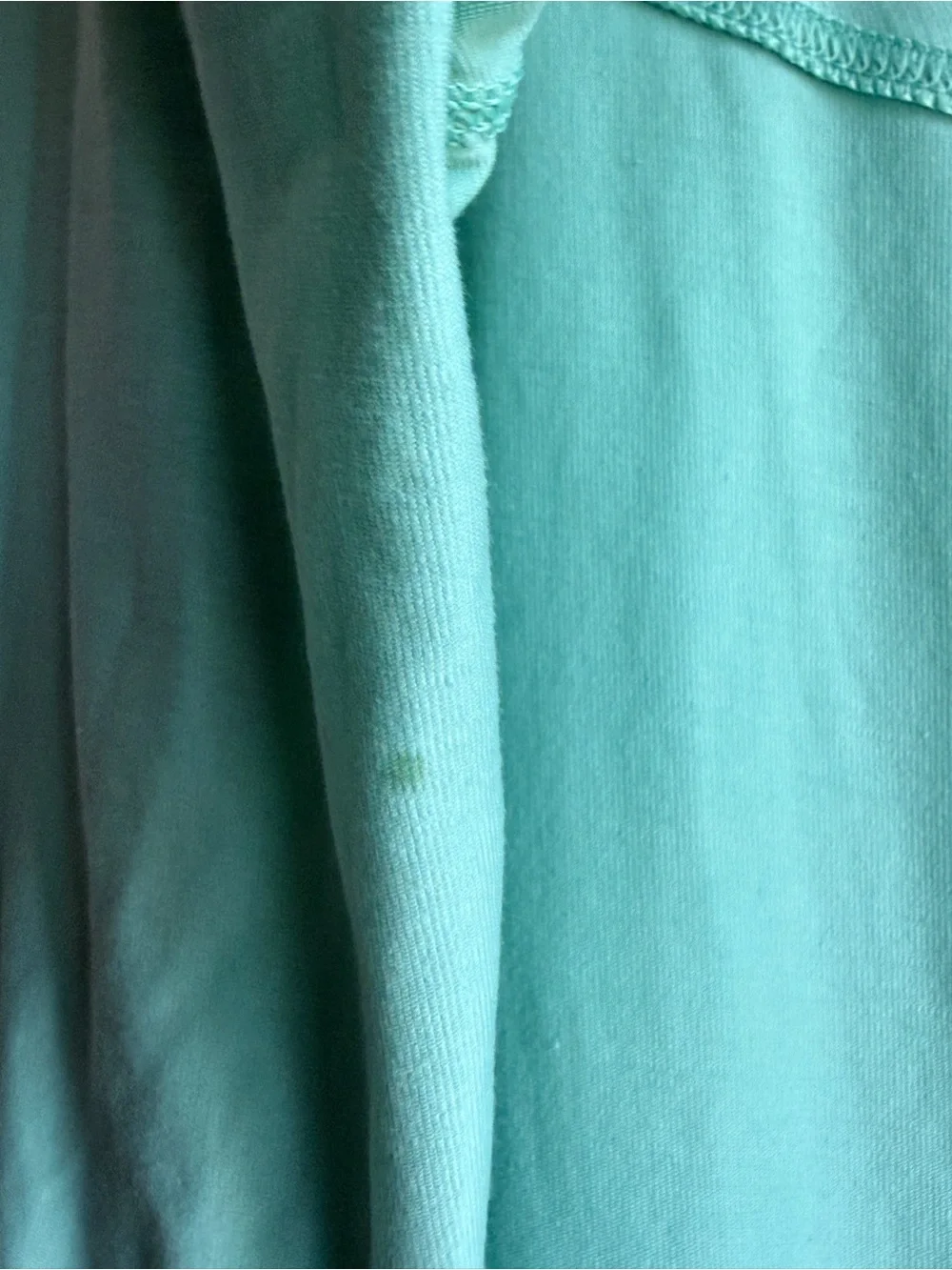 lululemon Long Sleeve Athletic Top Mint Green High Low Hem Lightweight Est Sz 10
